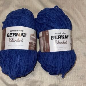 2 Skeins Bernat Blanket Super Bulky Wt Yarn Color Twilight Dye Lot 2023-12-67